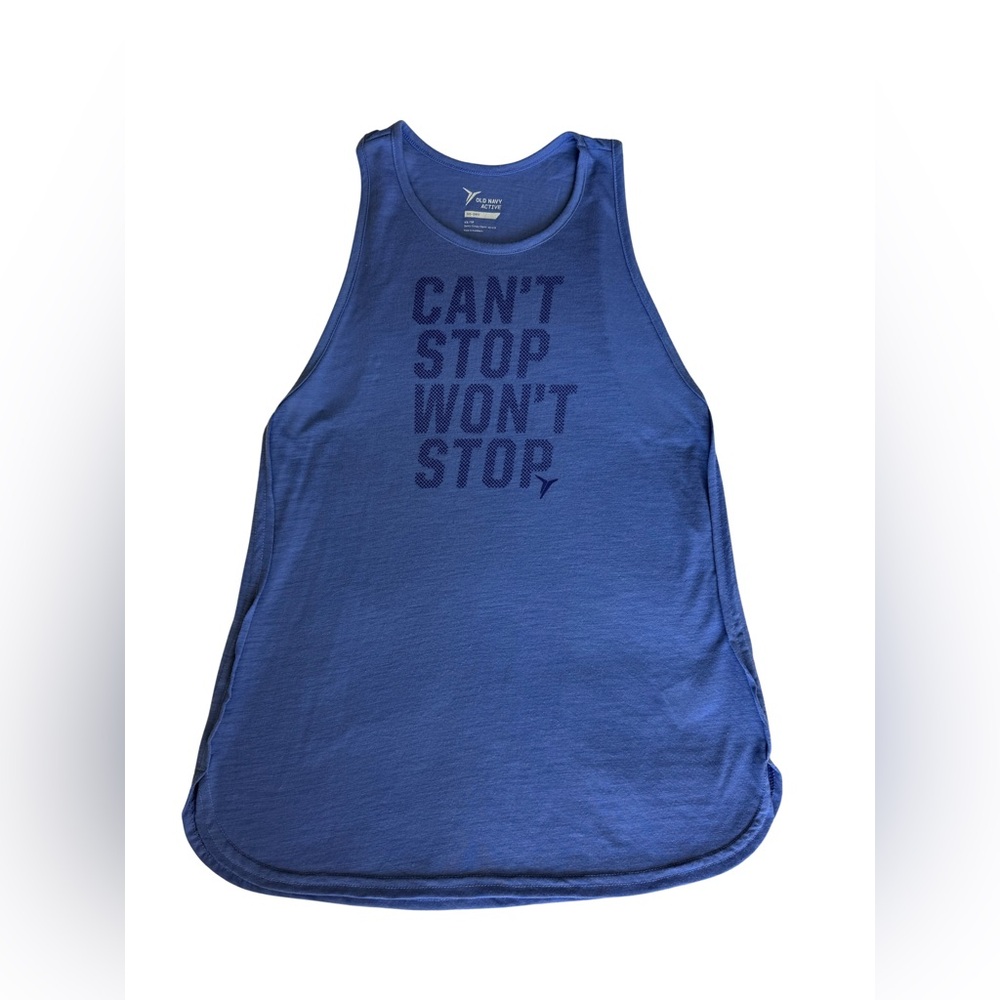 Old Navy Purple Graphic Tank Top